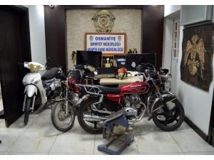 Çaldığı Motosiklet Ve Eşyaları Evinde Saklamış
