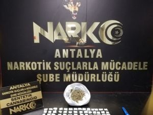 Antalya’da uyuşturucu operasyonu: 1 tutuklama