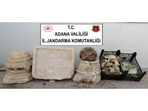 Adana’da Roma Dönemine Ait Tarihi Eserler Ele Geçirildi