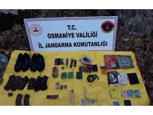 Osmaniye’de Pkk’ya Ait Sığınakta Ele Geçirilen Patlayıcılar İmha Edildi