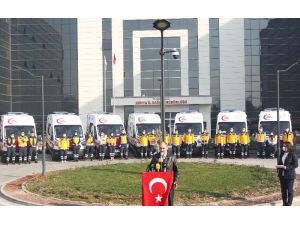 Konya İl Sağlık Müdürlüğüne 14 Yeni Ambulans Tahsis Edildi