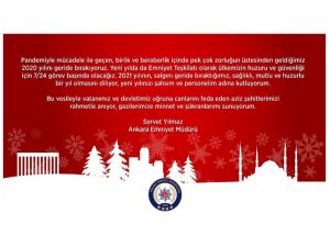 Ankara Emniyet Müdürü Yılmaz’dan Yeni Yıl Mesajı