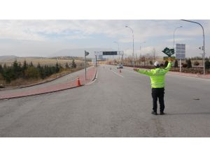 Konya’da Yeni Yılın İlk Gününde Yollar Boş Kaldı