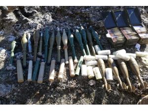 Pençe-kaplan Operasyonu’nda Pkk’ya Ait Sığınakta Mühimmat Ve Yaşam Malzemesi Ele Geçirildi