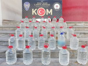 Adana’da Bin 640 Litre Sahte İçki Ele Geçirildi