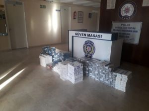 50 Kilometre Kovalanan Araçtan Kaçak Sigara Çıktı