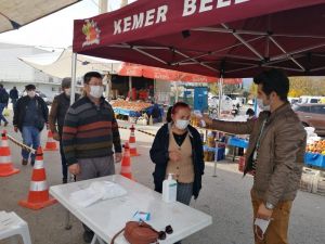 Kemer Belediyesi, korona virüs tedbirlerini sürdürüyor