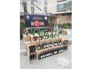 Silifke’de Bin 291 Litre Sahte İçki Ele Geçirildi