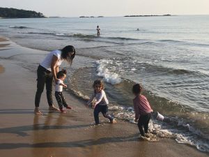 Alanya’da yılın ilk günlerinde deniz keyfi