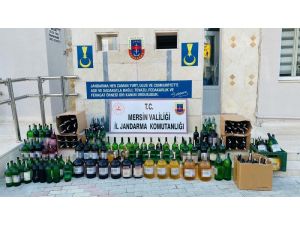 Silifke’de 232 Litre Kaçak İçki Ele Geçirildi