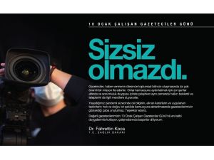 Bakan Koca’dan Gazetecilere Teşekkür