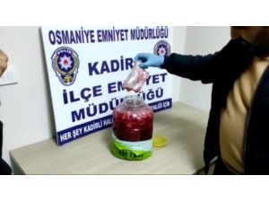Turşu Bidonundan Uyuşturucu Çıktı