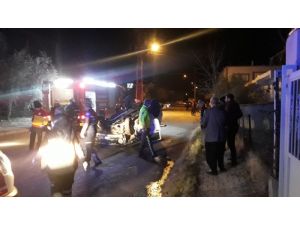 Ehliyetsiz Sürücü Araçla Takla Attı