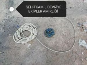 Kablo Hırsızı Yakalandı