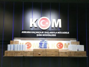 Başkent Polisi Son Kullanım Tarihi Geçmiş Ve Piyasaya Sürülmeye Hazır Bin 140 Adet Dış Macununu Ele Geçirdi