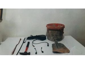 Define Avcıları 20 Metre Uzunluğunda Yılan Kamerayla Yakalandı