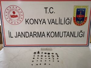 Konya’da Jandarmadan Tarihi Eser Operasyonu