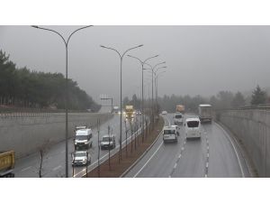 Gaziantep’te Yağmur Ve Sis Etkili Oldu