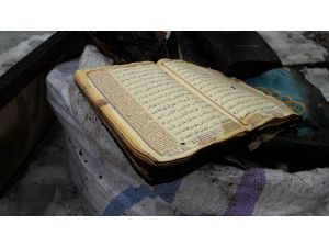 Yangında Cami Kullanılamaz Hale Geldi, Kur’an-ı Kerim Yanmadı