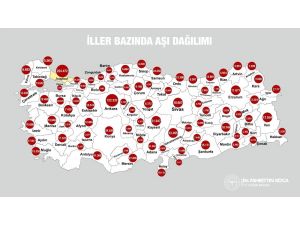 Bakan Koca: "1 Milyon 200 Binden Fazla Kişi Şu Ana Kadar Aşı Oldu. Türkiye’de İller Bazında Aşı Dağılımını Görebilirsiniz. Pazartesi Gününden İtibaren Bunu Canlı Olarak Takip Edebileceksiniz. En Çok Sağlık Çalışanımızın