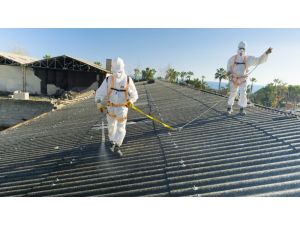 Yenişehir’de Asbestli Binada Söküm Çalışması Başladı