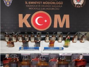Burdur’da Kaçak Sigara Ve İçki Operasyonu
