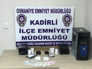 Osmaniye’de Yasadışı Bahis Operasyonu