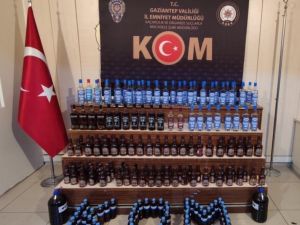 Gaziantep’te Kaçak İçki Baskını