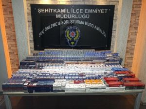 Gaziantep’te 4 Bin 76 Paket Kaçak Sigara Ele Geçirildi
