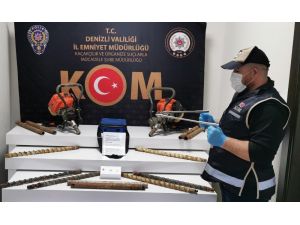 Define Avcıları Suç Aletleriyle Birlikte Yakalandı