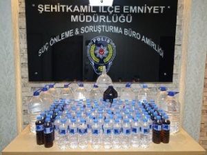 120 Litre Sahte İçki Ele Geçirildi