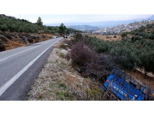 Mersin’de Tarım Aracı Devrildi: 1 Yaralı