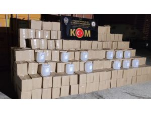 Gaziantep’te 4 Ton Etil Alkol Ele Geçirildi