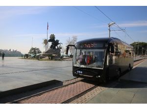 Nostaljik Tramvay hattında elektrikli otobüsler  hizmet verecek