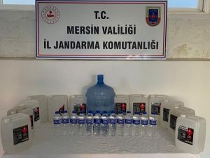 Anamur’da Kaçak İçki Operasyonu