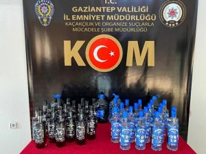 Gaziantep’te Kaçak İçki Operasyonu: 2 Gözaltı