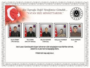 Msb’den Gara’da Şehit Olanlar İçin Başsağlığı Mesajı