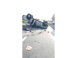 Tarsus’ta Trafik Kazası: 2 Yaralı