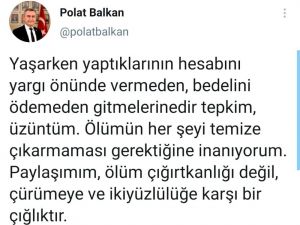 Antalya Baro Başkanı’nın ’Kadir Topbaş’ paylaşımına AK Partili Taş’tan tepki