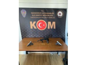 İskenderun’da Kaçak Silah Operasyonu