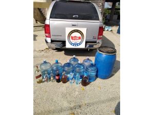 İskenderun’da Kaçak İçki Operasyonu