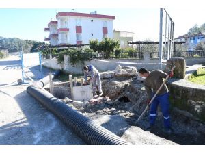 Kemer’de su baskınlarını önleme çalışmaları