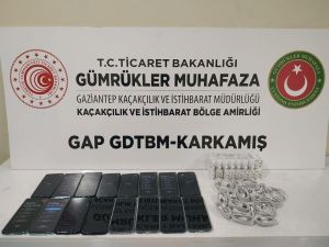 Karkamış’ta Bin 200 Paket Kaçak Sigara Ve 16 Adet Cep Telefonu Ele Geçirildi