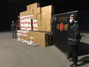 Kahramanmaraş’ta 2 Milyon Makaron Ele Geçirildi
