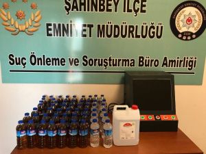 Gaziantep’te 31 Litre Kaçak Alkol Ele Geçirildi