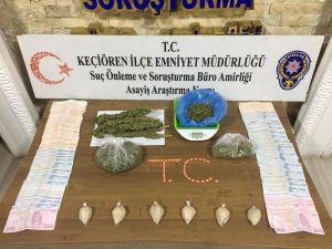 Ankara’da Toplam 46 Suç Kaydı Bulunan 3 Kişi Uyuşturucu Madde İle Yakalandı