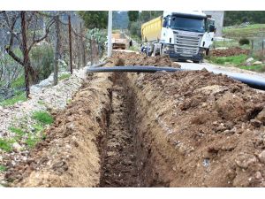 Kumluca’da Erentepe Mahallesi içme suyuna kavuşuyor