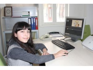 5. sınıf öğrencisi İpek, video ve zihin haritası tasarlamada dünya birincisi oldu