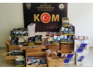 Konya’da Kaçak Tütün Ve Makaron Operasyonu
