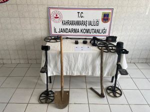 Kahramanmaraş’ta Kaçak Kazıya 4 Gözaltı